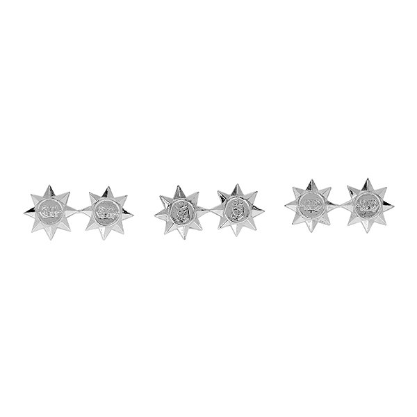 Insignia de Cuello Metálica Contralmirante