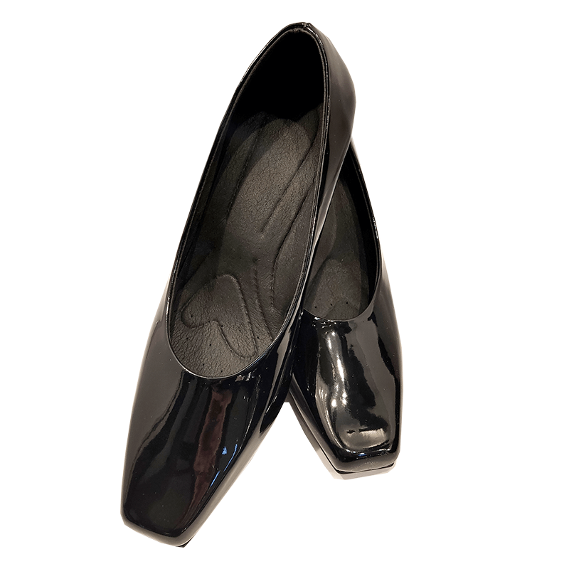 Tacón Negro Charolado